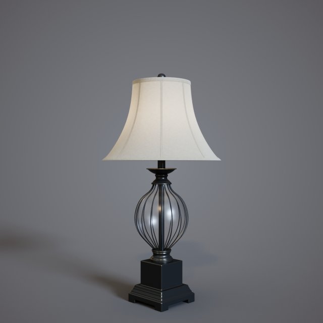 jv01 14 table lamp 3D Model .c4d .max .obj .3ds .fbx .stl .blend 