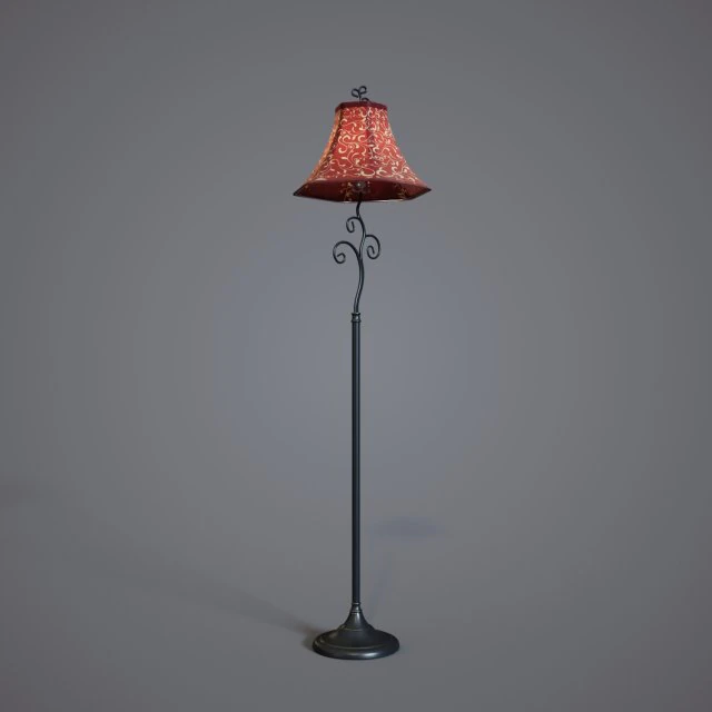 jv01 25 lampada da terra Modello 3D .c4d .max .obj .3ds .fbx .stl .blend 