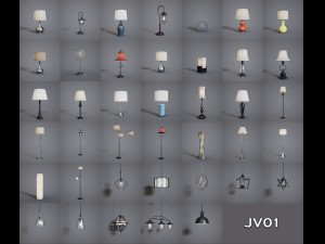 jv01 collection lamps Modello 3D