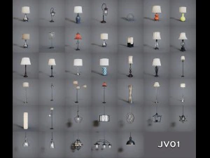 l&acirc;mpadas de cole&ccedil;&atilde;o jv01 Modelo 3D