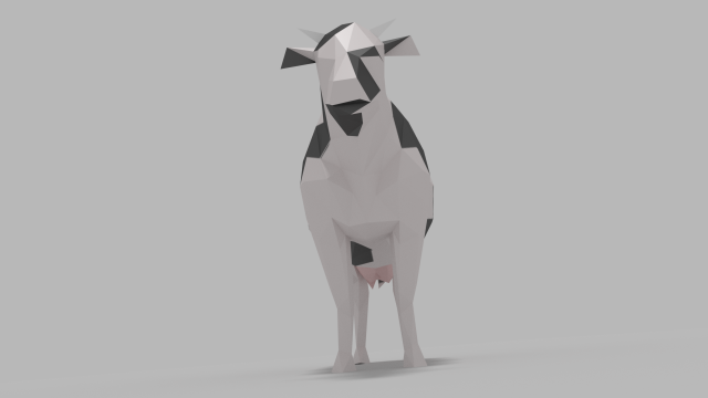 cow Modello 3D .c4d .max .obj .3ds .fbx .stl .blend 