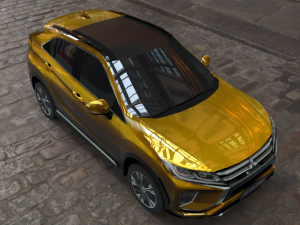 exterior mitsubishi eclipse cross several colors 3D Model