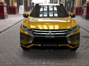 exterior mitsubishi eclipse cross several colors 3D Model