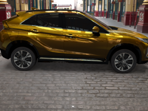 exterior mitsubishi eclipse cross several colors 3D Model