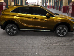exterior mitsubishi eclipse cross several colors 3D Model