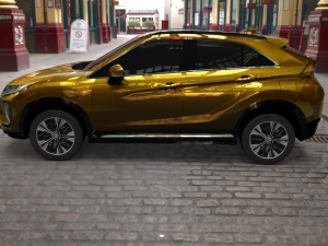 exterior mitsubishi eclipse cross several colors 3D Model