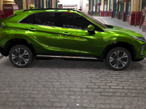 exterior mitsubishi eclipse cross several colors 3D Model