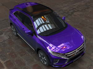 exterior mitsubishi eclipse cross several colors 3D Model