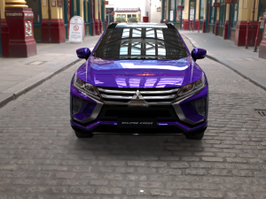 exterior mitsubishi eclipse cross several colors 3D Model