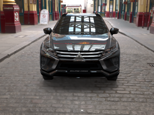 exterior mitsubishi eclipse cross several colors 3D Model