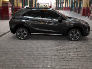 exterior mitsubishi eclipse cross several colors 3D Model
