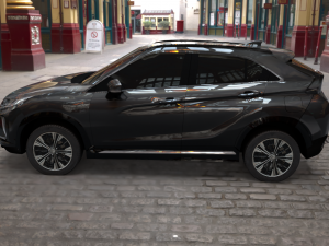 exterior mitsubishi eclipse cross several colors 3D Model