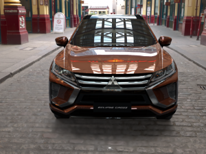 exterior mitsubishi eclipse cross several colors 3D Model