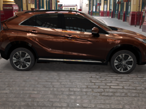 exterior mitsubishi eclipse cross several colors 3D Model