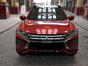 exterior mitsubishi eclipse cross several colors 3D Model