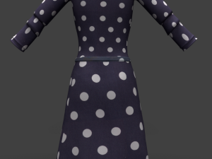dress with shoes 3D 모델