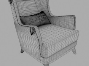 armchair oscar 3D Model
