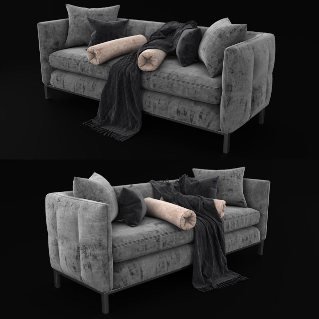 cosmorelax casper sofa Modelo 3D .c4d .max .obj .3ds .fbx .stl .blend 