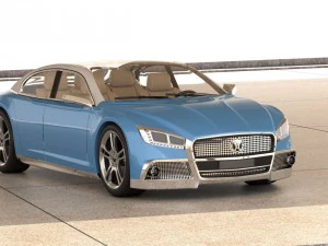 伏尔加天然气2020概念车 3D 模型