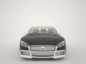 gaz volga 2020 concept 3D Model