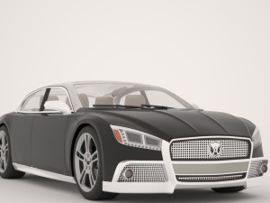 gaz volga 2020 concept 3D Model