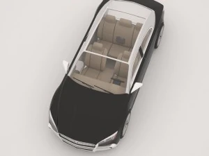 gaz volga 2020 concept 3D Model