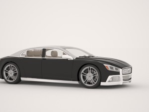 gaz volga 2020 concept 3D Model