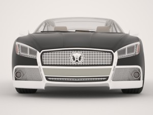 gaz volga 2020 concept 3D Model