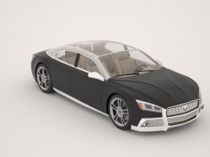 gaz volga 2020 concept 3D Model