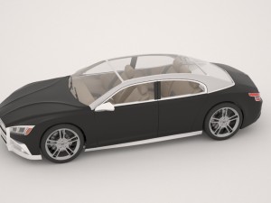 gaz volga 2020 concept 3D Model