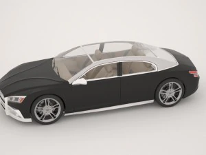 gaz volga 2020 concept 3D Model