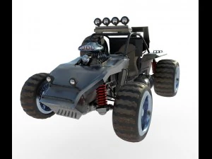 buggy interceptor 3D Model