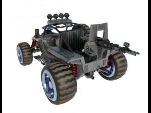 buggy interceptor 3D Model