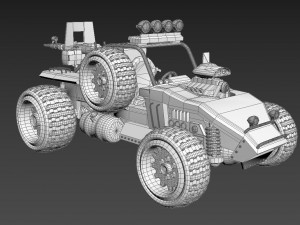 buggy interceptor 3D Model