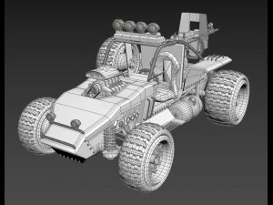 buggy interceptor 3D Model
