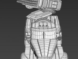 rocket system ural bm21 grad 3D Model