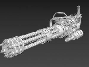 m134 mini 3D Model