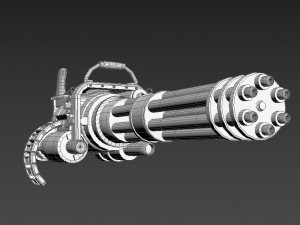m134 mini 3D Model