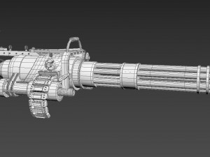 m134 mini 3D Model