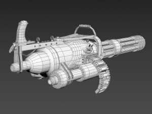 m134 mini 3D Model