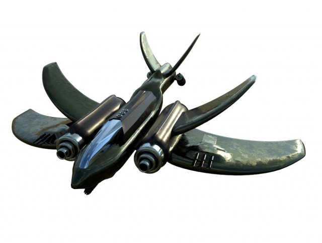 air fighter 3D Модель .c4d .max .obj .3ds .fbx .stl .blend