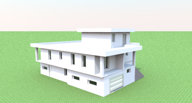 bulding 3D Model .c4d .max .obj .3ds .fbx .stl .blend 