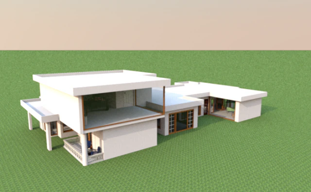 bulding 2 3D Model .c4d .max .obj .3ds .fbx .stl .blend 