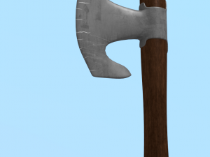 medieval axe 1 3D 모델