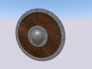 medieval shield 3D मॉडल