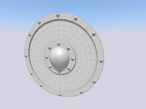 medieval shield 3D मॉडल