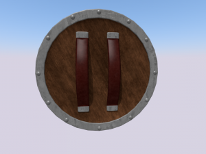 medieval shield 3D मॉडल