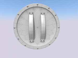 medieval shield 3D मॉडल