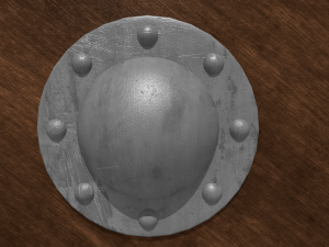 medieval shield 3D मॉडल