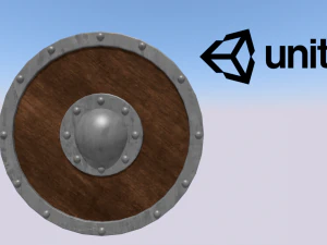 중세의 방패 3D 모델